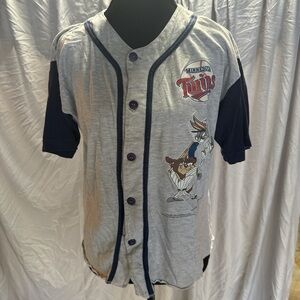 Minnesota Twins Kids Gray and Blue Shirt